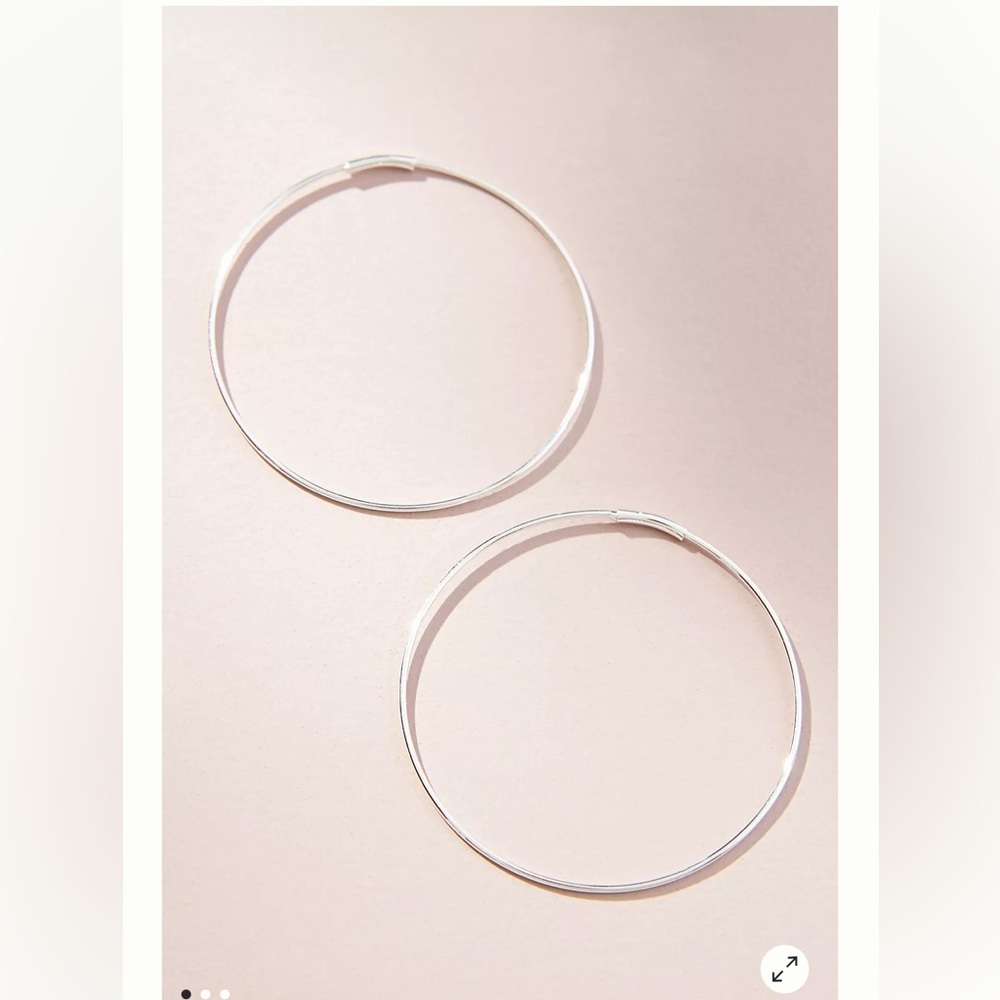 Anthropology hoop earrings